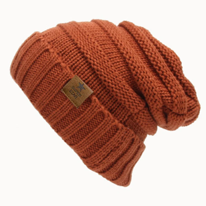 Merk superster caps dame warme winter voor dames meisjes gebreide muts dikke dames Skullies mutsen_voghion.com
