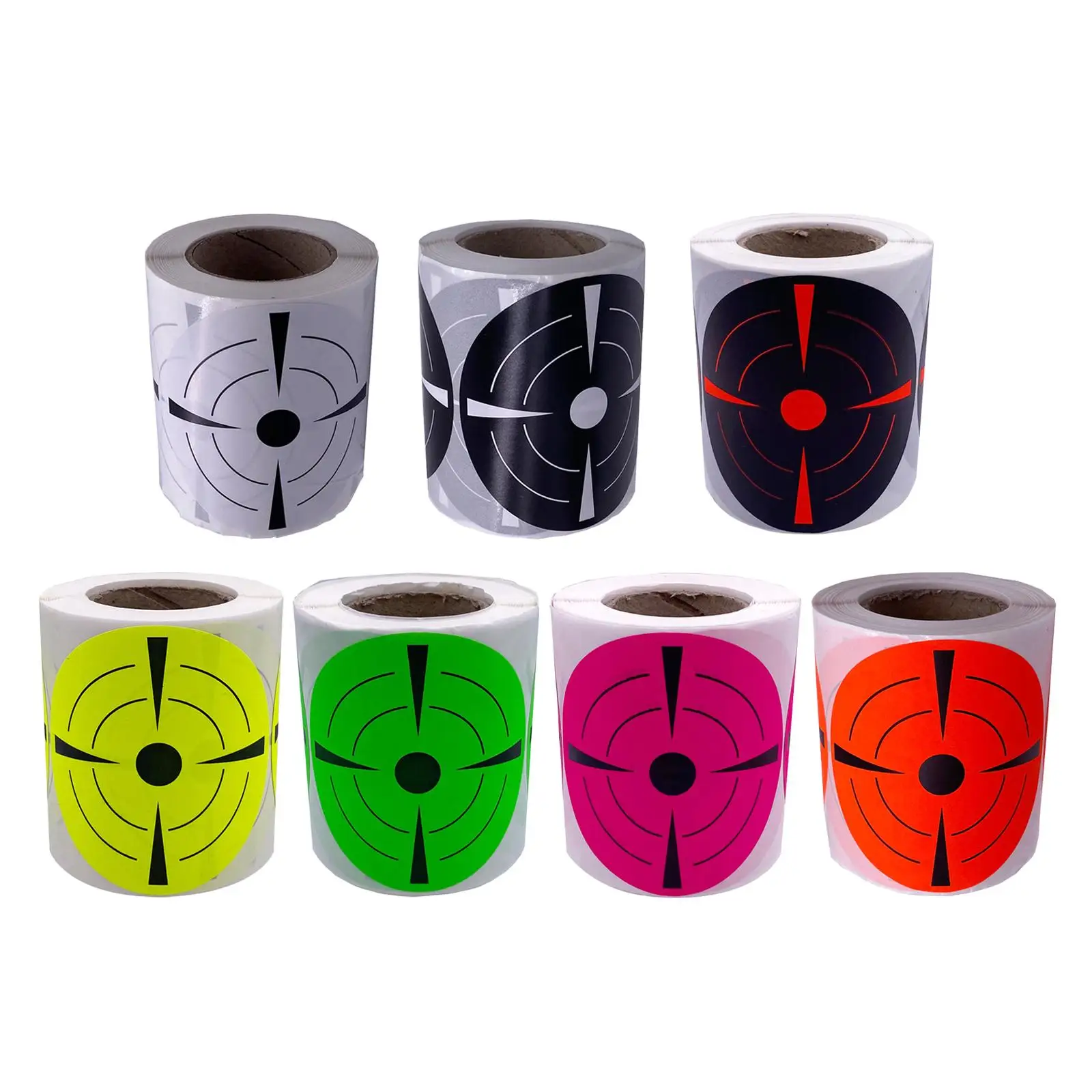 

200/Roll Round Florescent Targets Stickers 3In for Hunting Shooting Practice