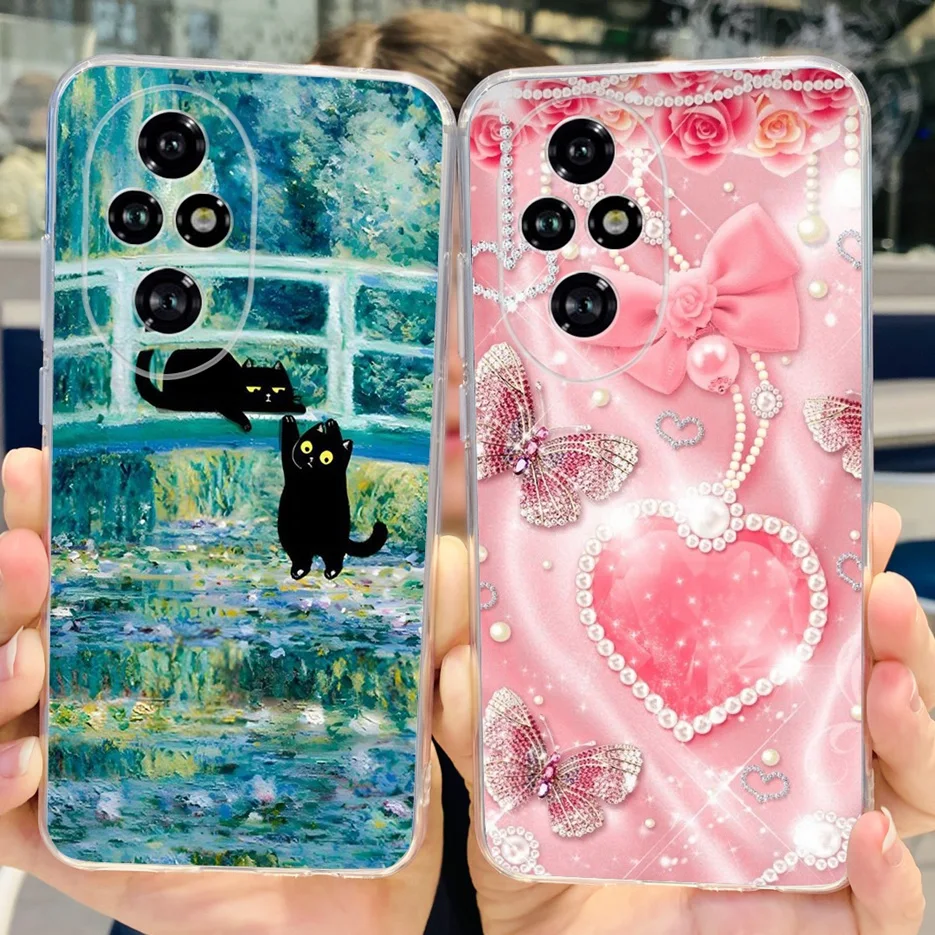 Cute Painted Clear Silicone Case - Soft Protective Cover