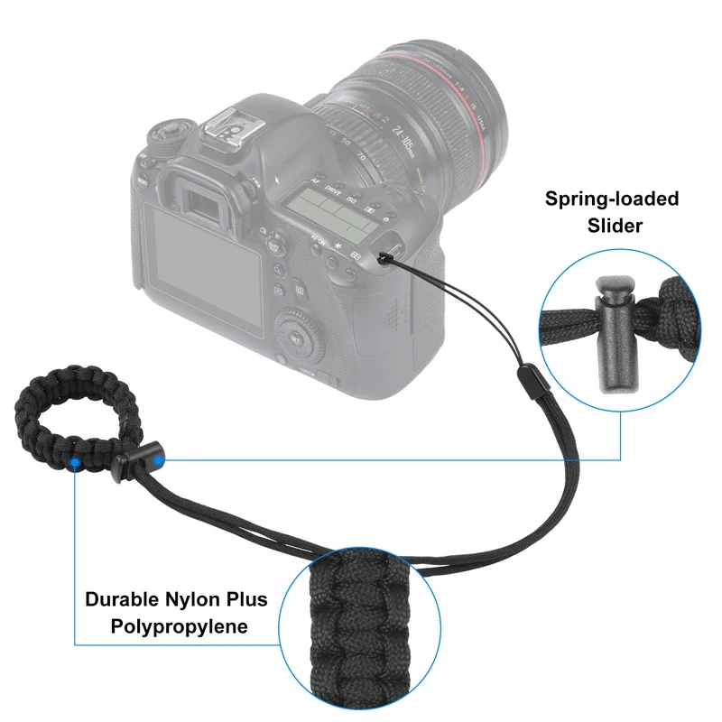 Cinturino da polso per Insta360 X5 X4 X3 X2 Anti-perso Cordino Corda con 1/4 Ve Connettore Supporto di Montaggio Clip Corda a Mano  44
