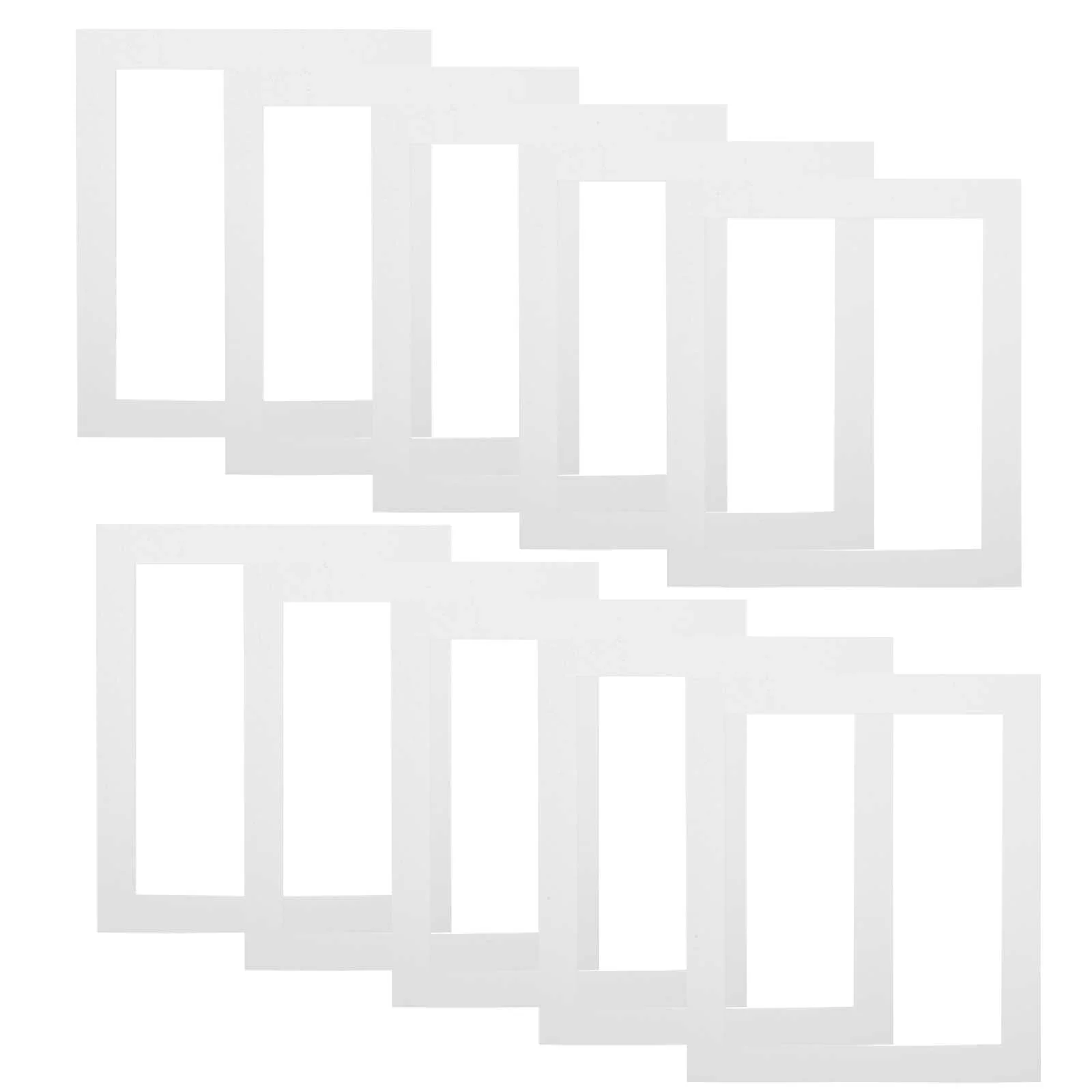 

20 Pcs Picture Frame Lined with Jam White Backing Board Photo Frames Precut Mats