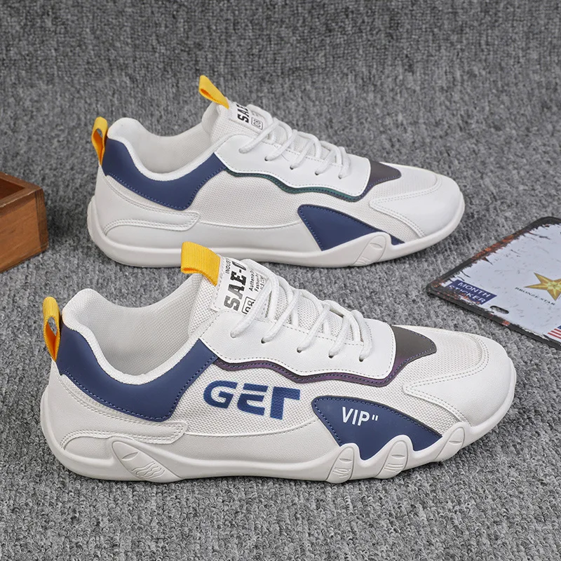 

2023 Spring and Autumn New Fashion Mesh Men's Shoes Breathable Sports Casual Shoes Comfortable Pea Shoes Sports Shoes