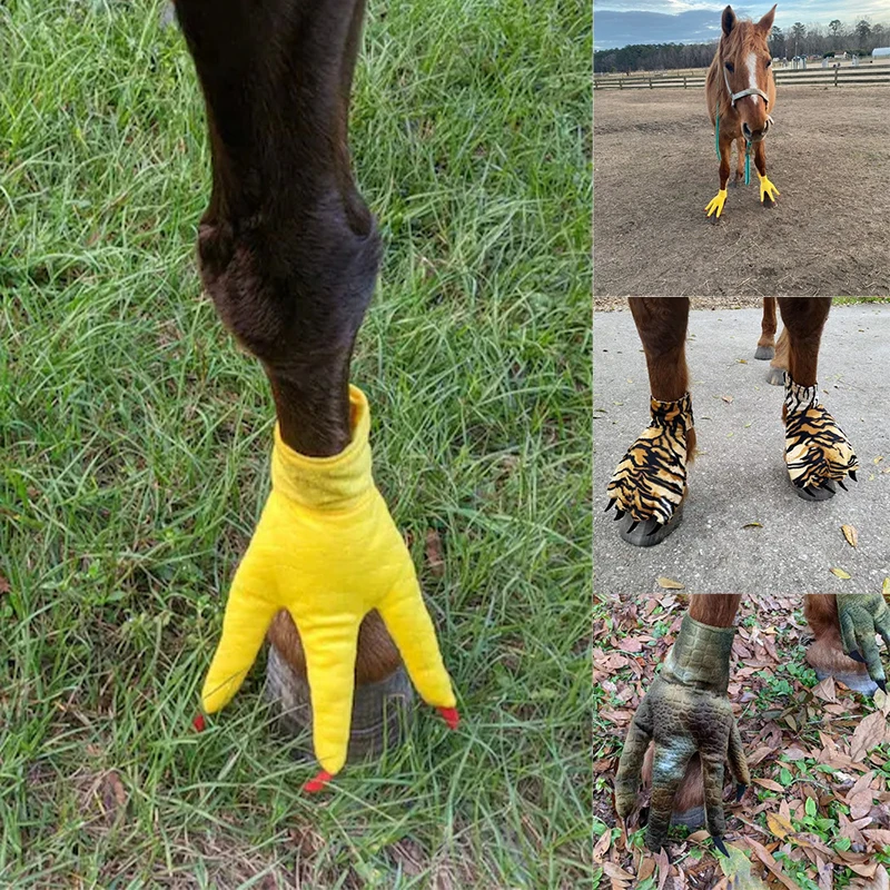 Bare Feet Shoes Costume Realistic Interesting Funny Animal Paws Socks Chicken Feet Socks For Horse Themed Activities Cosplay 2