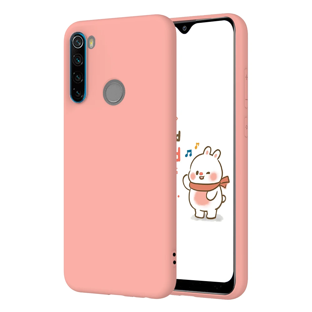 iphone waterproof bag Candy Solid Color Soft Silicone Case For Xiaomi Redmi Note 8T 8 7 7A 6 6A 5 Pro Soft TPU Matte Phone Cover For Redmi Note 9 9S cell phone dry bag Cases & Covers