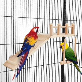 Wooden Bird Play Gym Set 2