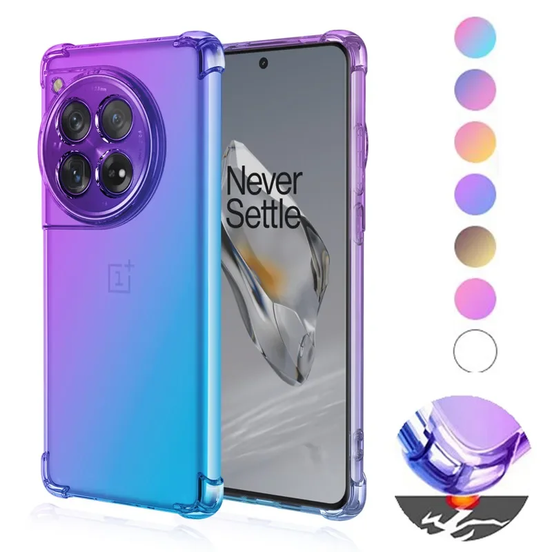 Gradient Shockproof Protective TPU Phone Case Cover