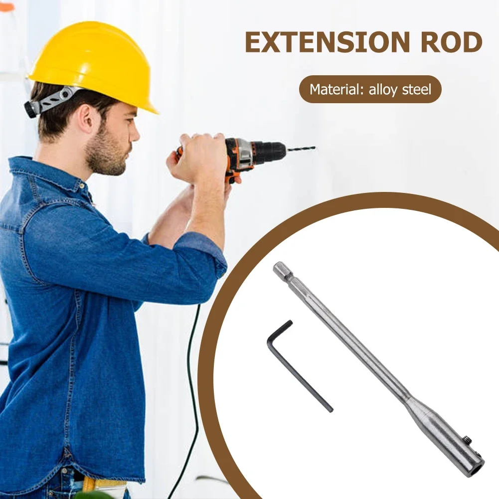 150mm/300mm Hexagonal Shank Extension Bars Holder Alloy Steel Quick Release Drill Bits Screwdriver Connecting Rod