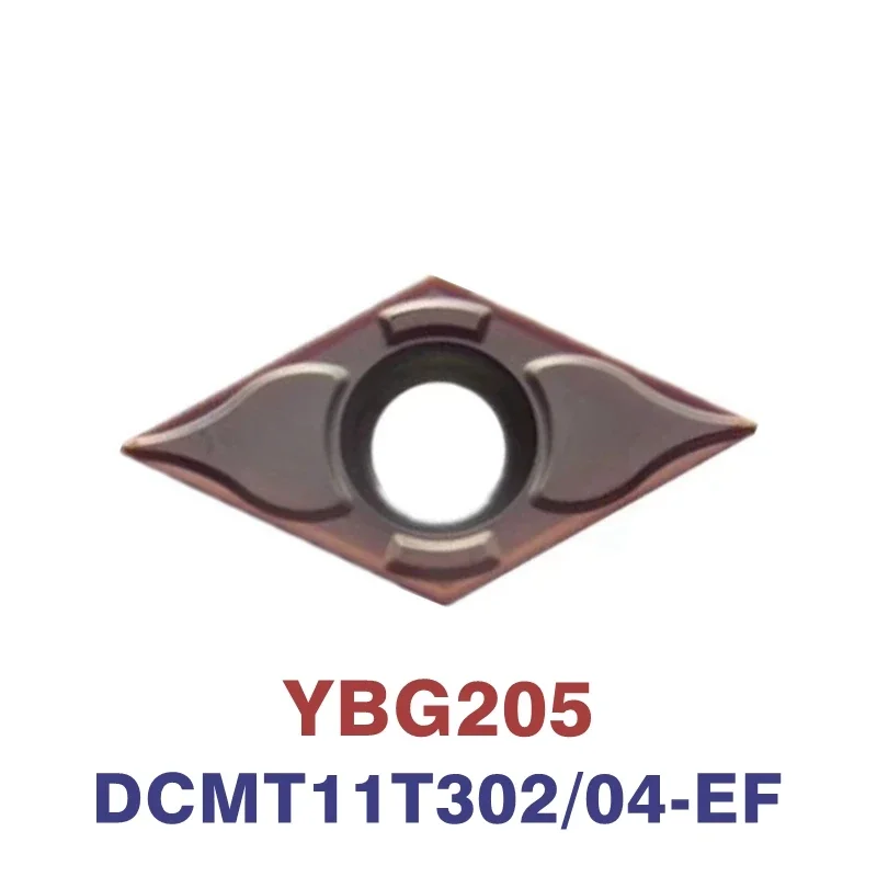 Оригинальная Φ YBG205 DCMT 11T3 02 04, обработка карбидных вставок: внутренние токарные инструменты из нержавеющей стали