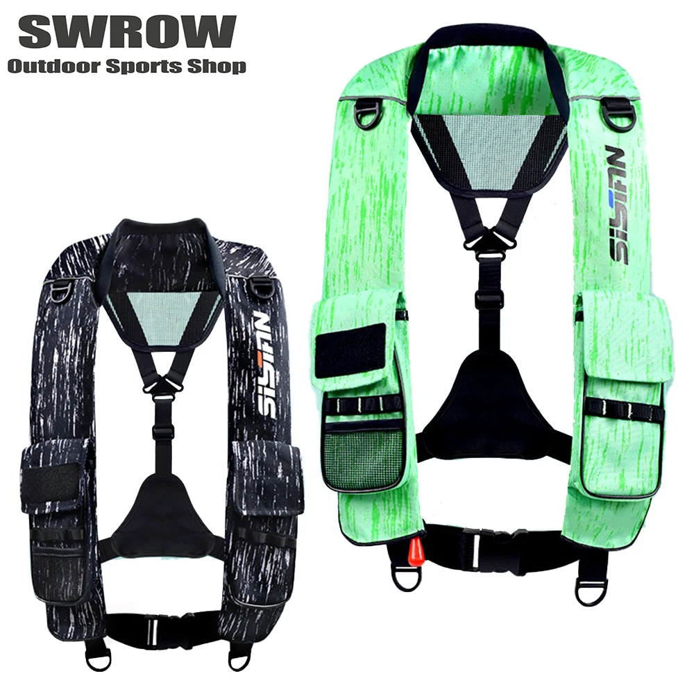 Portable Self-inflatable Life Jacket Adult Swimming Fishing Buoyancy Vest  Professional Water Sports Self-inflatable Life Jacket - AliExpress