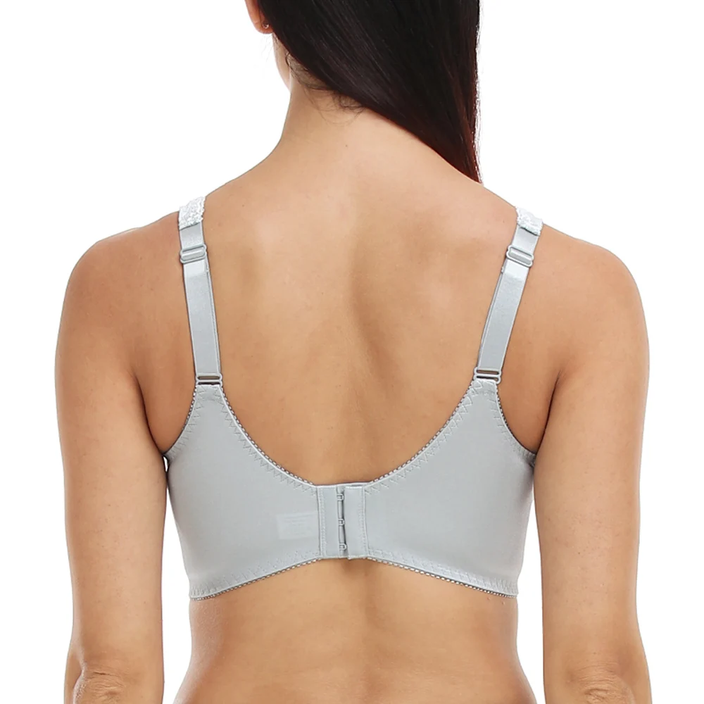 Women's Full Coverage Lace Bra Plus Size Bra Lager Bosom Embroidery Minimizer Bra For Women Thin  Bralette C D E F G H I J Cup