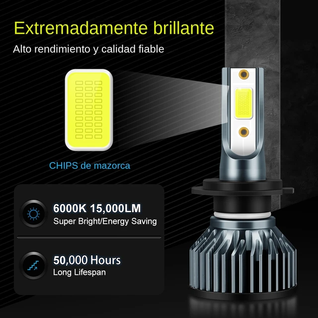 Bombilla de faro LED H4 - Alto rendimiento