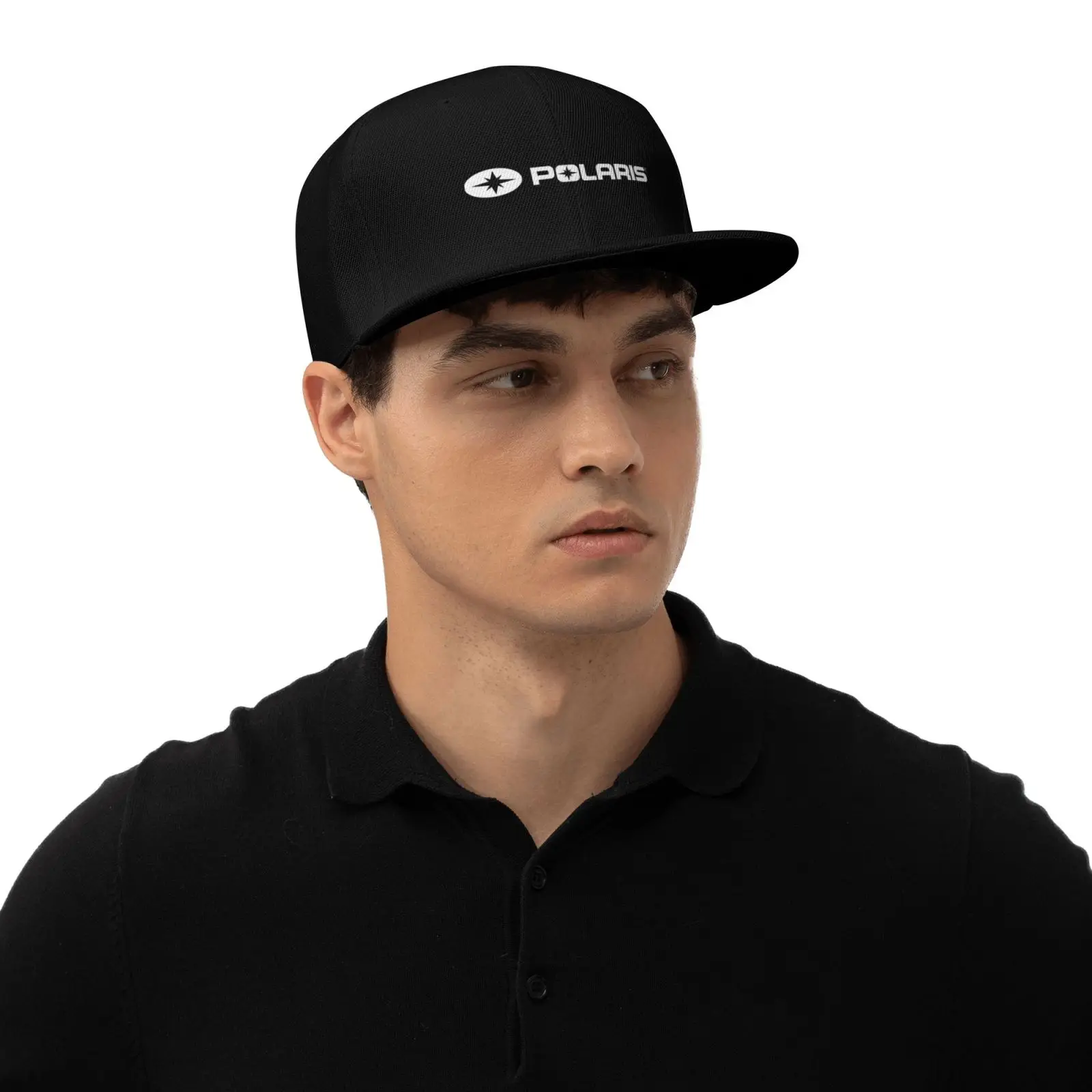 Hiphop Polaris Logo Trucker Cap Snapback Hat for Men Baseball Mens Hats Caps for Logo Flat Visor Snapback