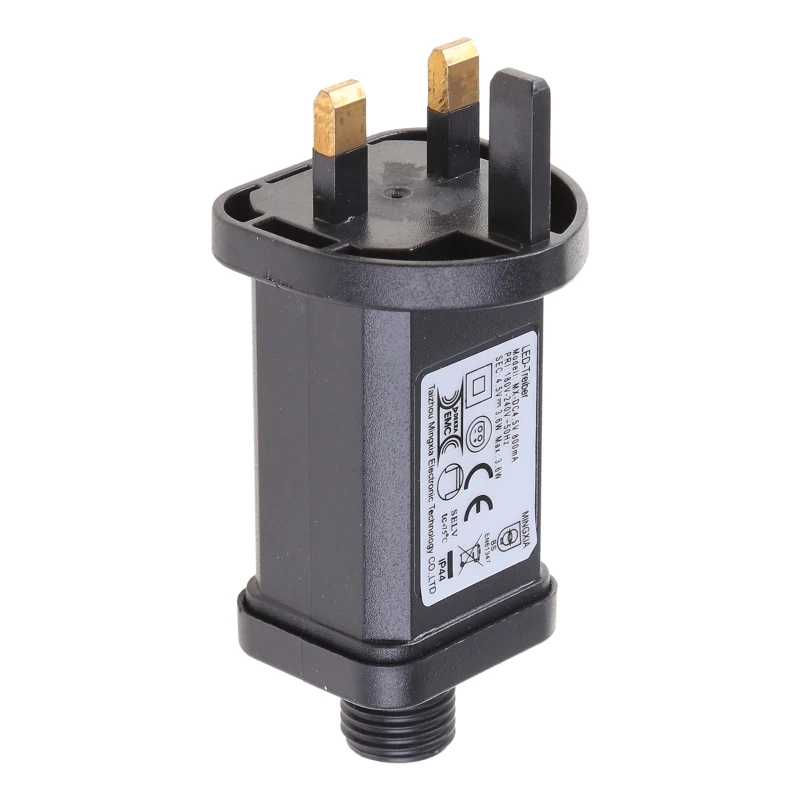 Universal Power Supply Adapter, 4.5V 800mA, Ideal for LED Lights and Battery Devices