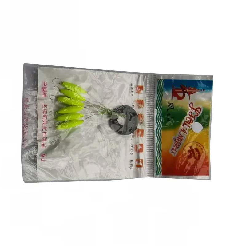 6 Bags Water Carp Fishing Float Seven star Bobber 6 in 1 Olive Beans Fishing Tackle Accessory