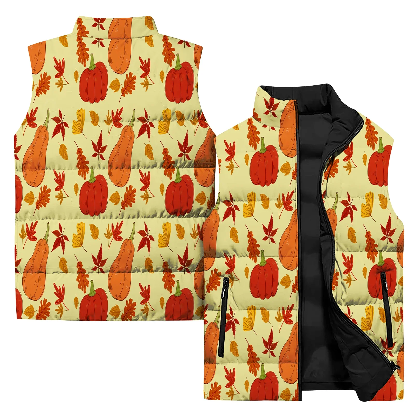 thumbnail image 1 of Chaquetas de plumas de pavo para hombre, día de Acción de Gracias 2024, chalecos térmicos de moda para hombre, duraderos, con estampado 3D asequible, 1 of 4