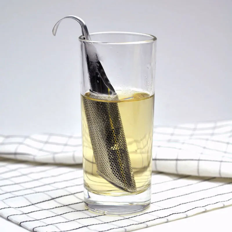304 Stainless Steel Tea Filter Hanging Pipe Type Tea Leak Accessories Multi-Purpose Filter Kitchen Gadget