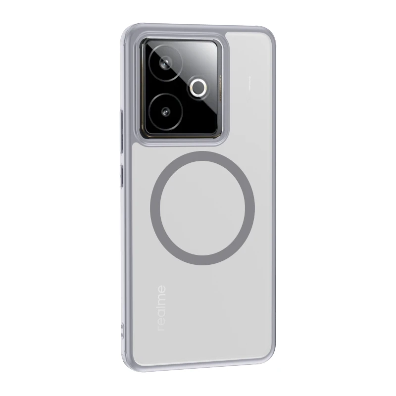Luxury Matte Magnetic Case with Wireless Charging Compatibility