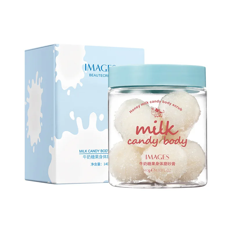 Peach Sugar Ball Body Scrub Body Wash Exfoliating Dead Skin Brighten Skin Tone Repair Improve Rough Whole Care 140g