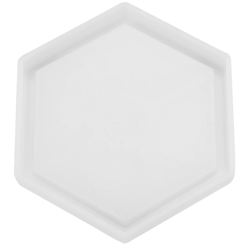 

8 Pack Hexagon Silicone Coaster Molds Silicone Resin Mold, Epoxy Molds For Casting With Resin, Concrete, Cement