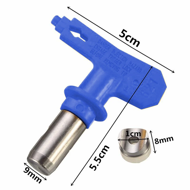 Airbrush Nozzle For Painting Airless Paint Spray Gun Tip Powder Coating Portable Paint Sprayer Welding Nozzles Auto Repair Tool