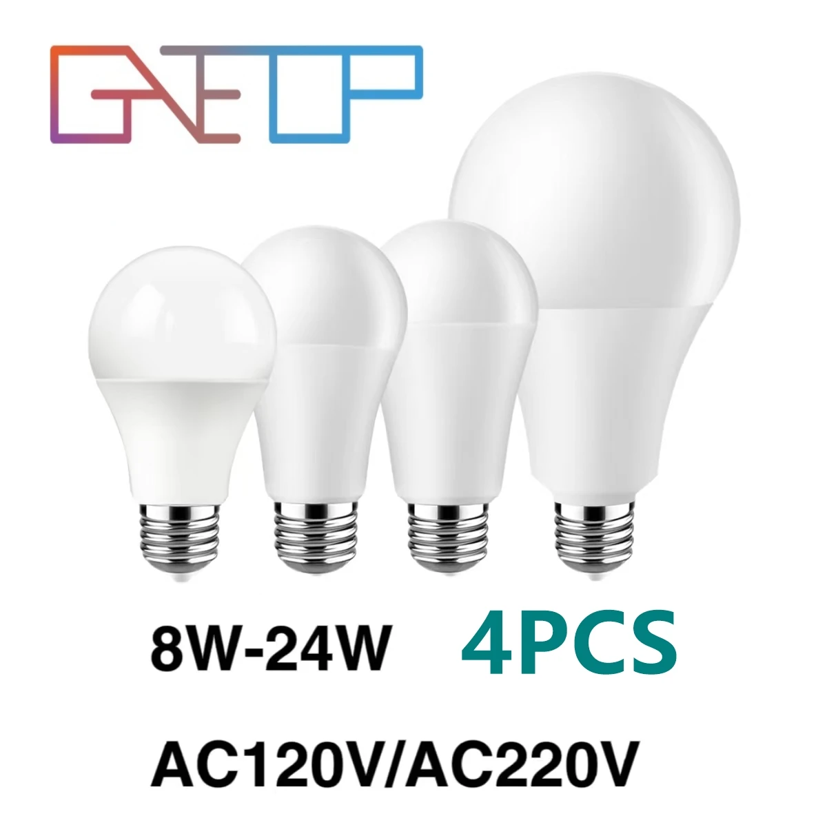 

4pcs/LOT Led Bulb Lamps E27 B22 AC120V/AC220V Power 8W 9W 10W 12W 15W 18W 20W 24W Warm White Day White Cold White Lamps for Home