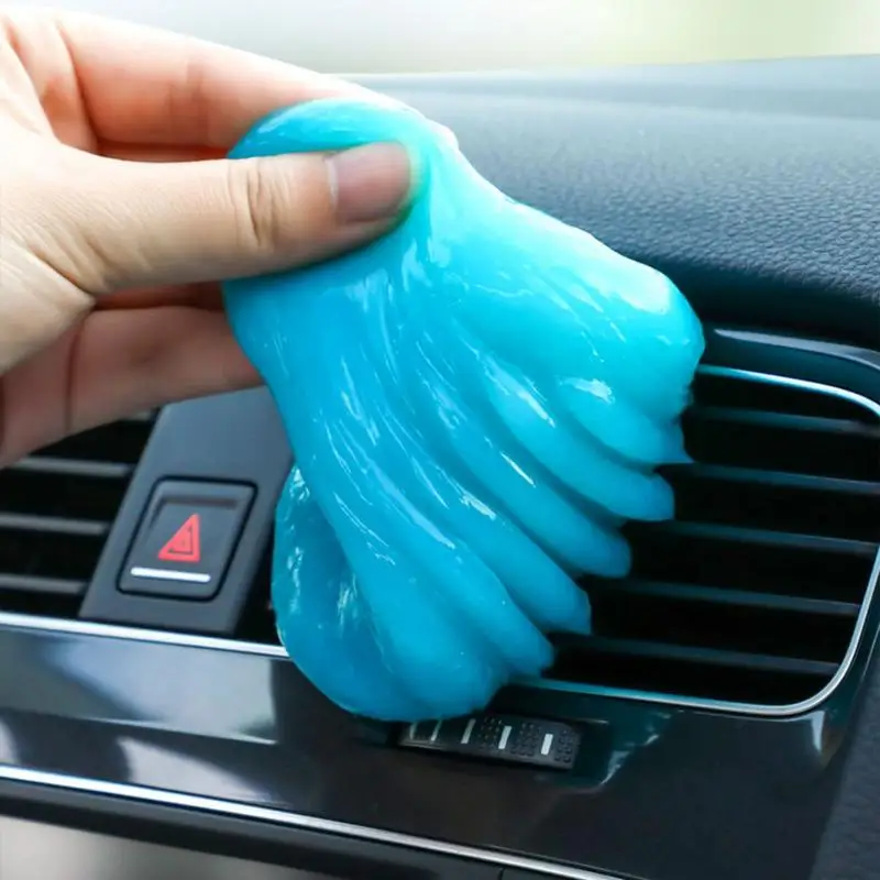 

Car Cleaning Gel Reusable Keyboard Cleaner Gel Automobile Air Vent Dust Removal Gel Car Mud Remover Multiuse Dirt Cleaner Slime