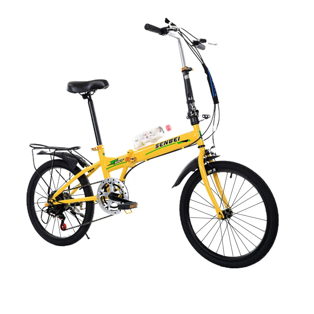 20InchesBicycleFoldableBikeDualDiscBrakeAdjustableAluminium