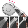 Ultra Global 3 Functions High Pressure SPA Shower Head Water Saving Handheld Rainfall Bathroom Accessory Anion Filter Shower 2