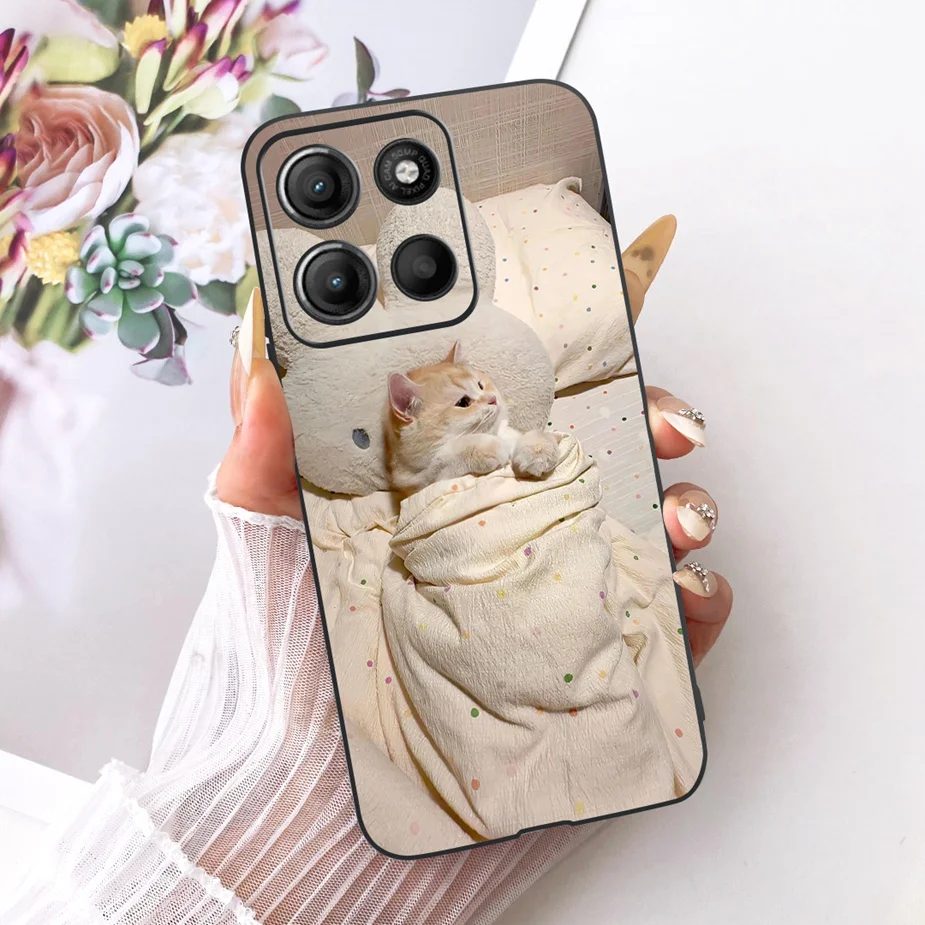 Stylish Flowers Painted Soft TPU Phone Case Cover - Universal Design