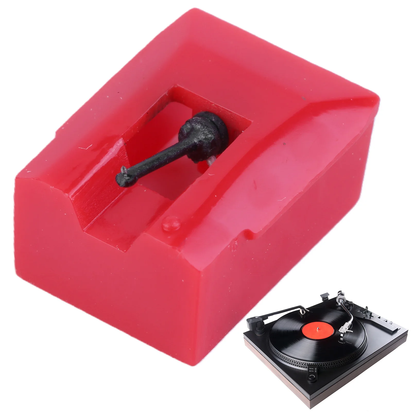 오디오테크니카 AT-LP120-USB 레코드 플레이어용 다이아몬드 레코드 스타일러스 교체품, AT95E AT93 AT3400 AT3450과 호환 가능