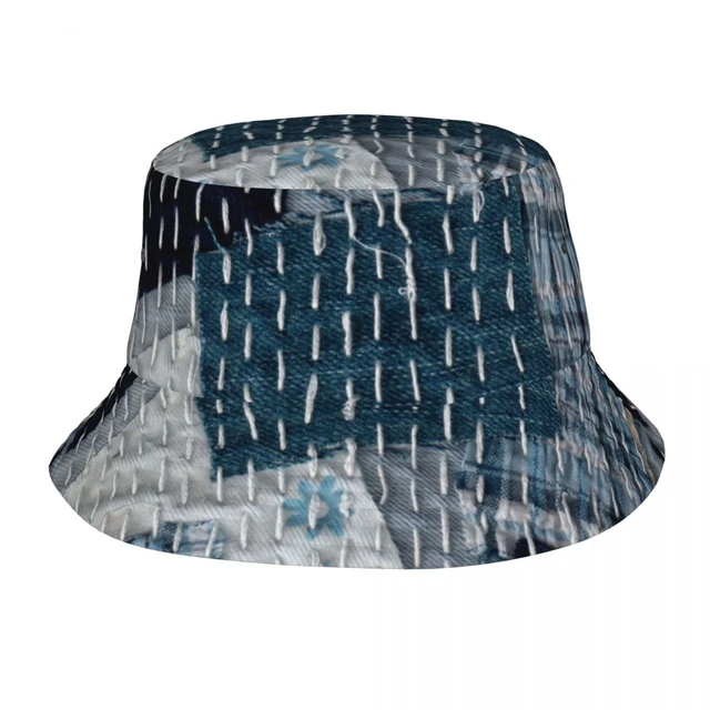 Vocation Headwear Jean Boro Sashiko Handmade Merch Bucket Hat Unique Women  Hot Sun Hats Patchwork Ispoti Hat Fishing Cap Outdoor - AliExpress