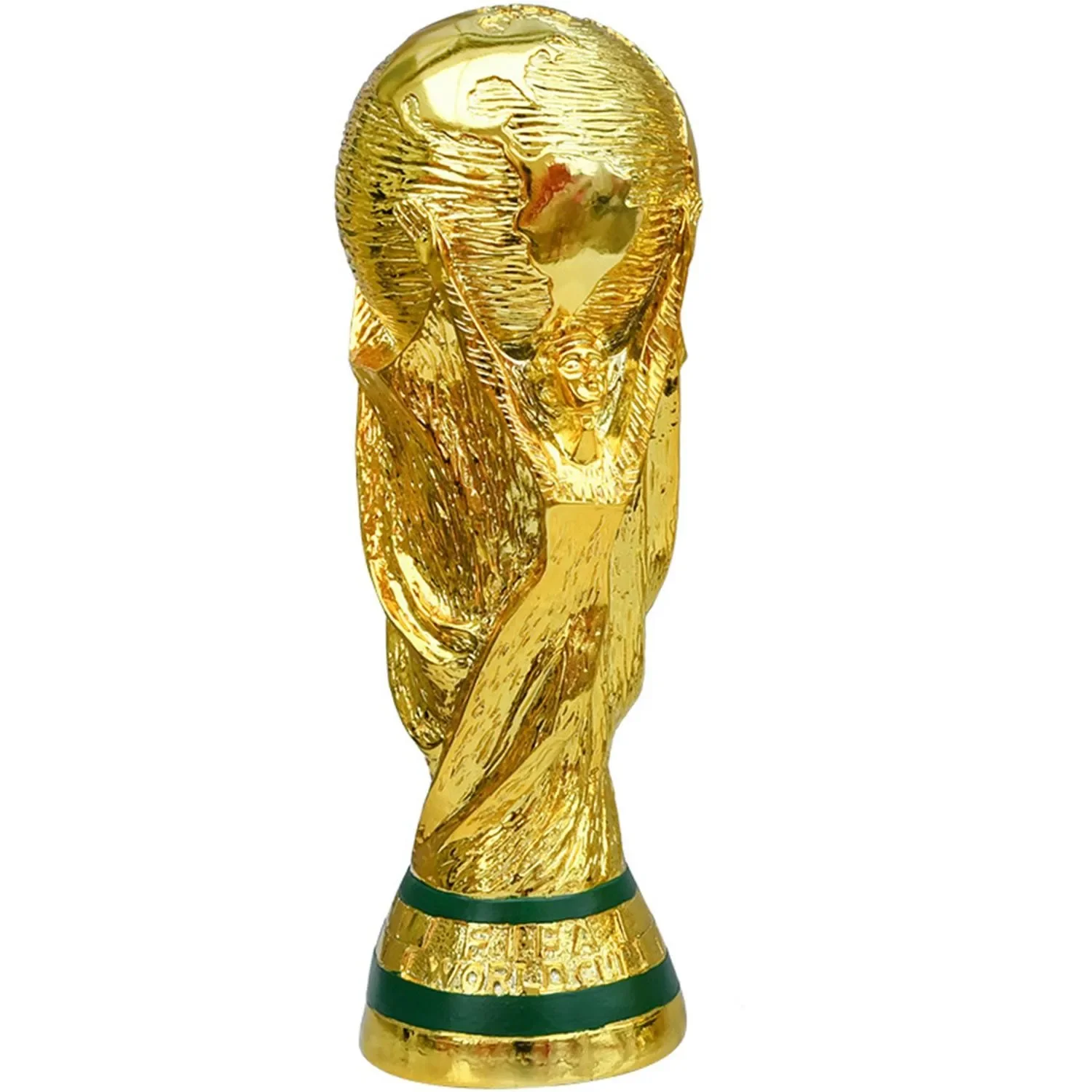 Golden Resin Football Trophy Champions Soccer Trophies Resin Ornament Football Fan Gift Home  Decoration Craft