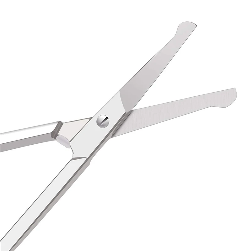 Mini Stainless Steel Portable Curved Mustache Eyebrow Nose Ear Hair Remover Scissor Trimmer Safety Tips Nail Cuticle Cutter 5