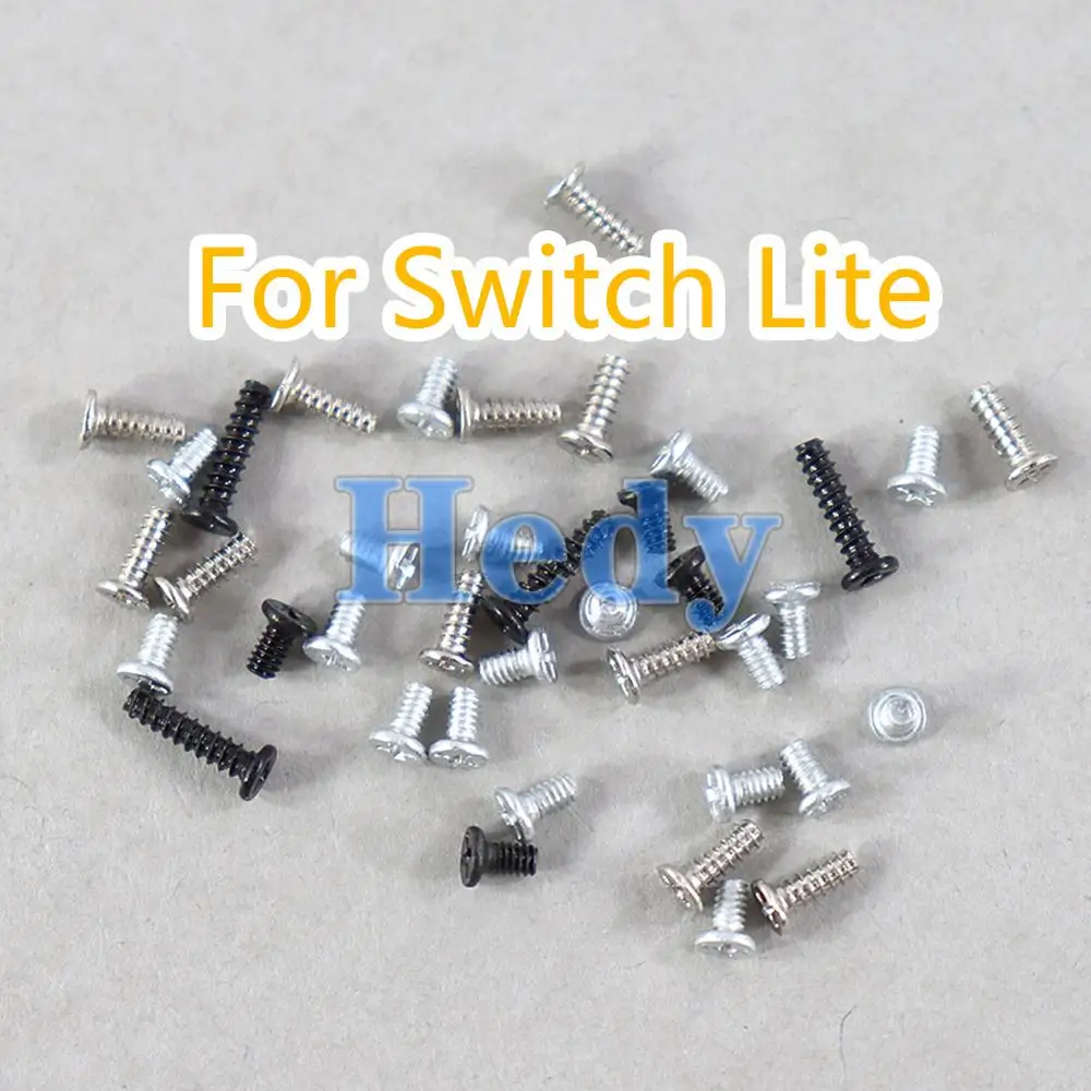 Nintendo Switch lite用の交換用ネジ2セット,NS用の完全なセット