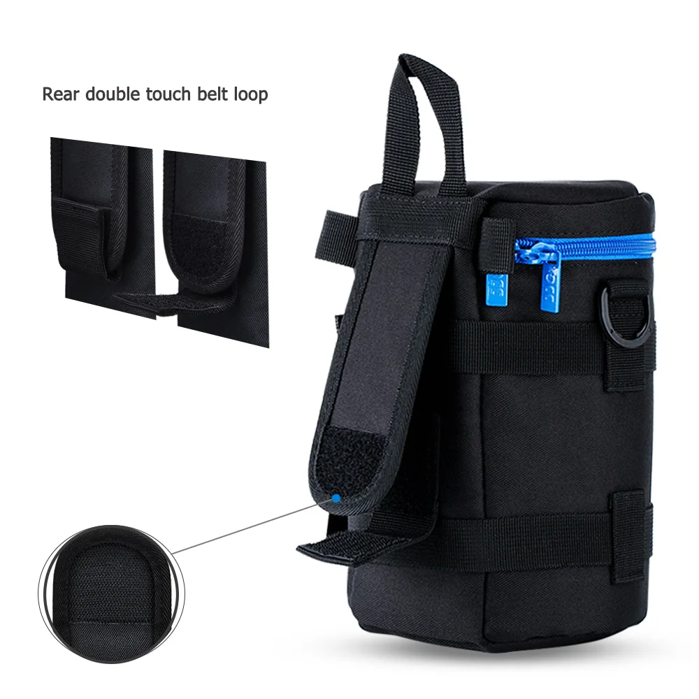 Luxury Camera Lens Bag Pouch Case for DSLR Photography Accessories - Shoulder Bag Backpack