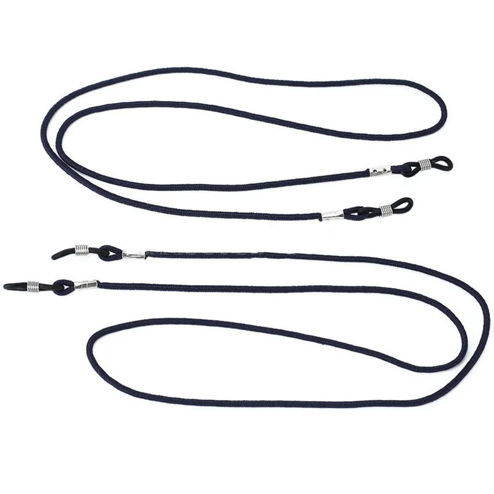 10 Cinturini Porta Occhiali Unisex Nero | Regolabili Antiscivolo Per Sport E Corsa In Nylon