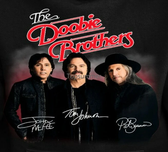 

Black New The Doobie Brothers T Shirt Shirt!!Color Color Graphic New-New