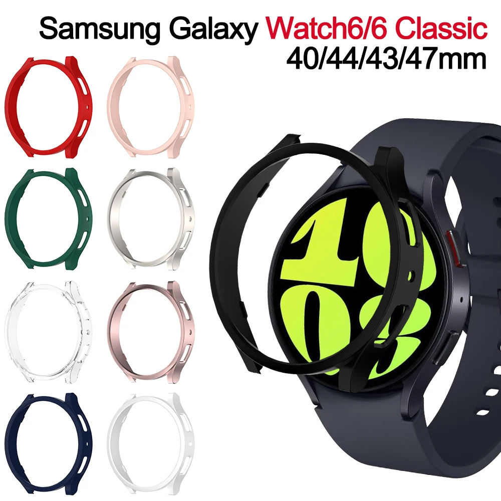 

Case for Samsung Galaxy Watch 6 40mm 44mm Screen Protector PC Bumper All-Around Galaxy Watch 6 Classic 43mm/47mm Accessorie