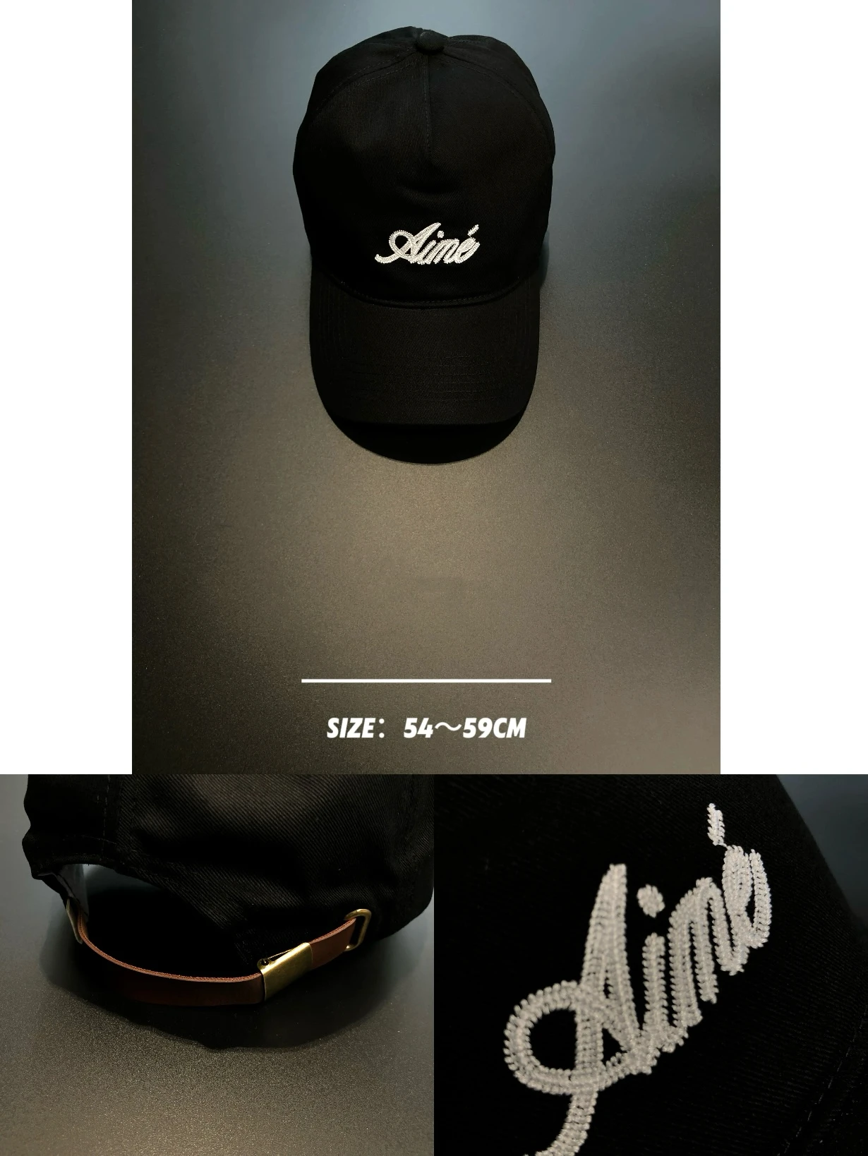 Aime Leon Dore テディドッグ刺繍ロゴ 90S キャップ Aime Leon Dore テディドッグ刺繍ロゴ 90S キャップ Aime Leon Dore