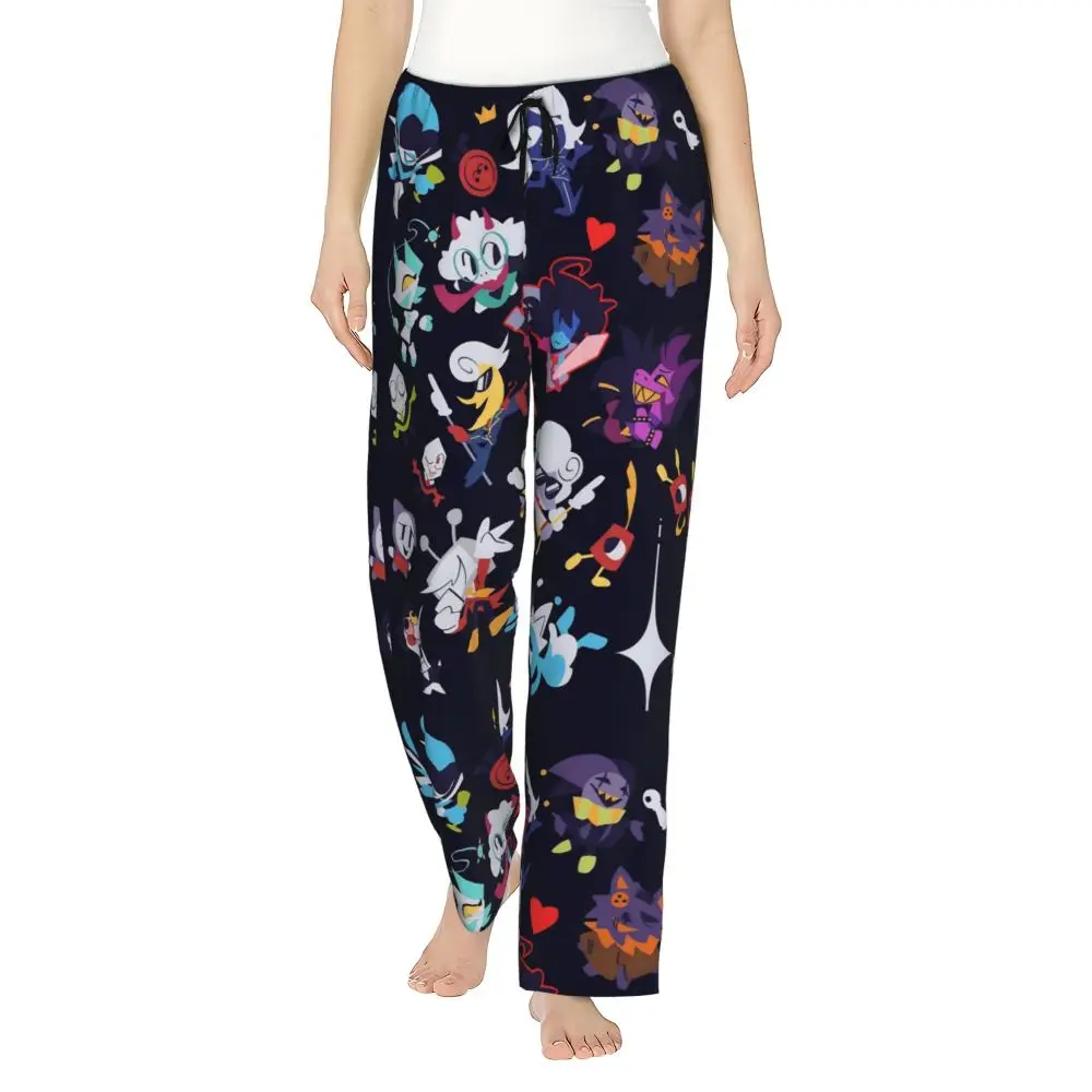 Deltarune pyjamabroek voor dames comfortabele lounge broek_voghion.com