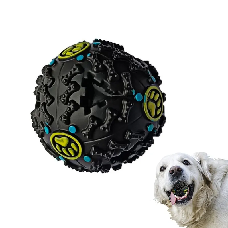 Dog Rubber Chew Ball Training Toys Toothbrush Chews Toy Food Balls