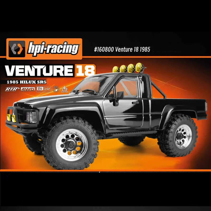 HPI Racing Venture18 Brushed & Brushless 1/18 Crawler RC Electric Remote Control Model Car 4WD RTR Adults Children Toys 4