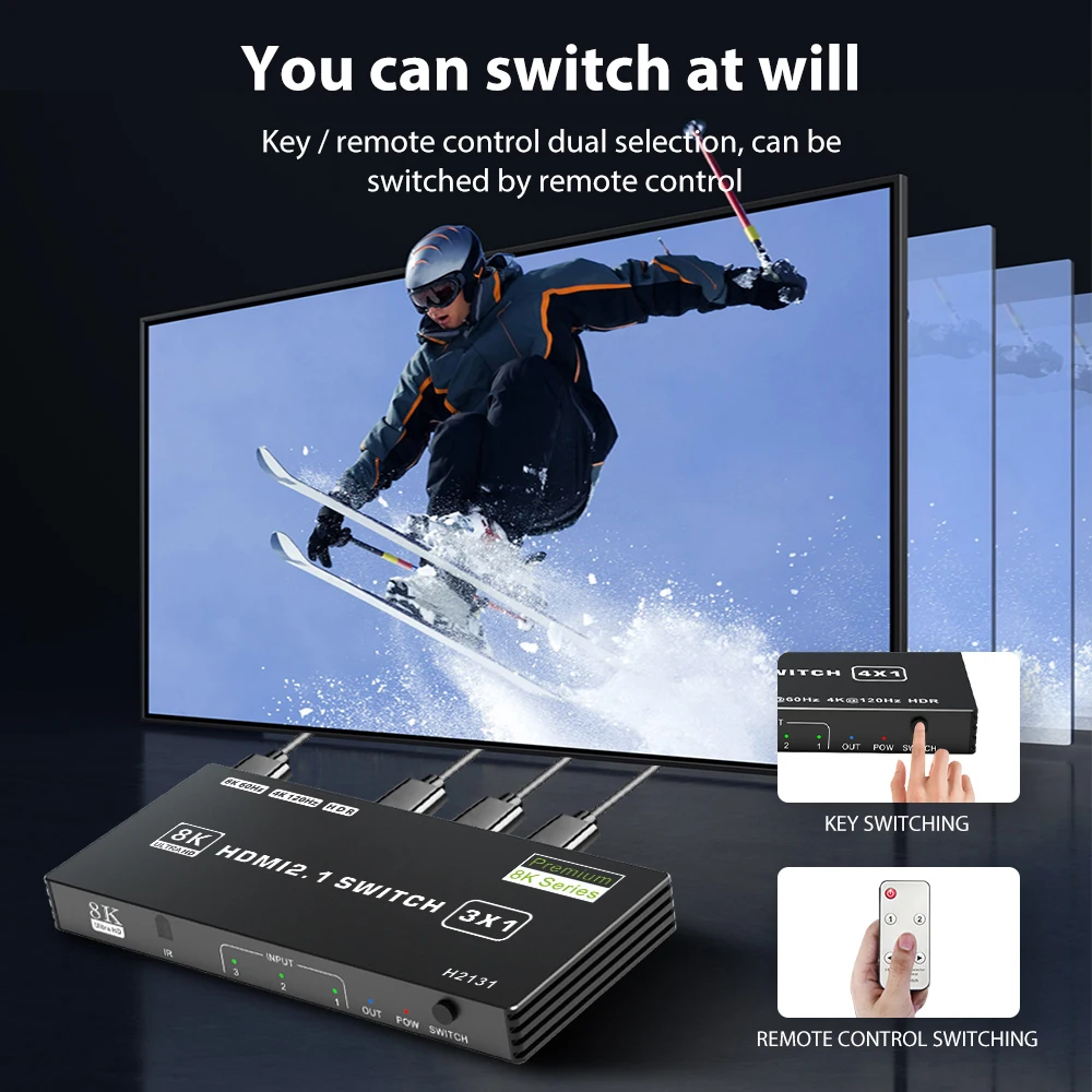 HDMI 2.1 ġ й, 120Hz 5 Ʈ HDMI 4K 120Hz й ó CEC 48gbps HDMI 2.1 ġ 8K  Dolby Vison 