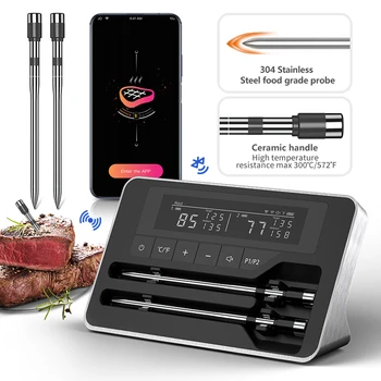 Wireless Meat Probe With LCD 1