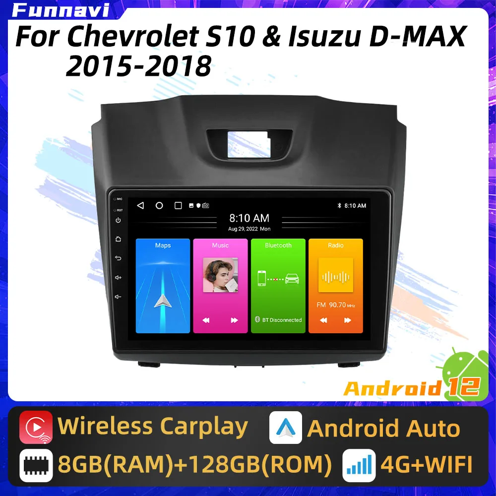 Chevy S10 Dash Coverchevrolet S10 & Isuzu Dmax 2014-2018 Gps Carplay  Multimedia Player