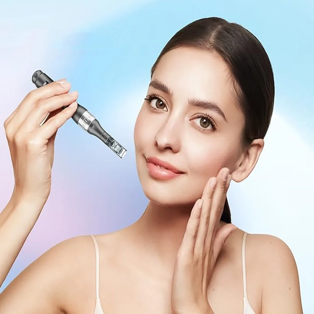 Pen microneedling wireless m8 con 22 cartucce per la pelle_voghion.com
