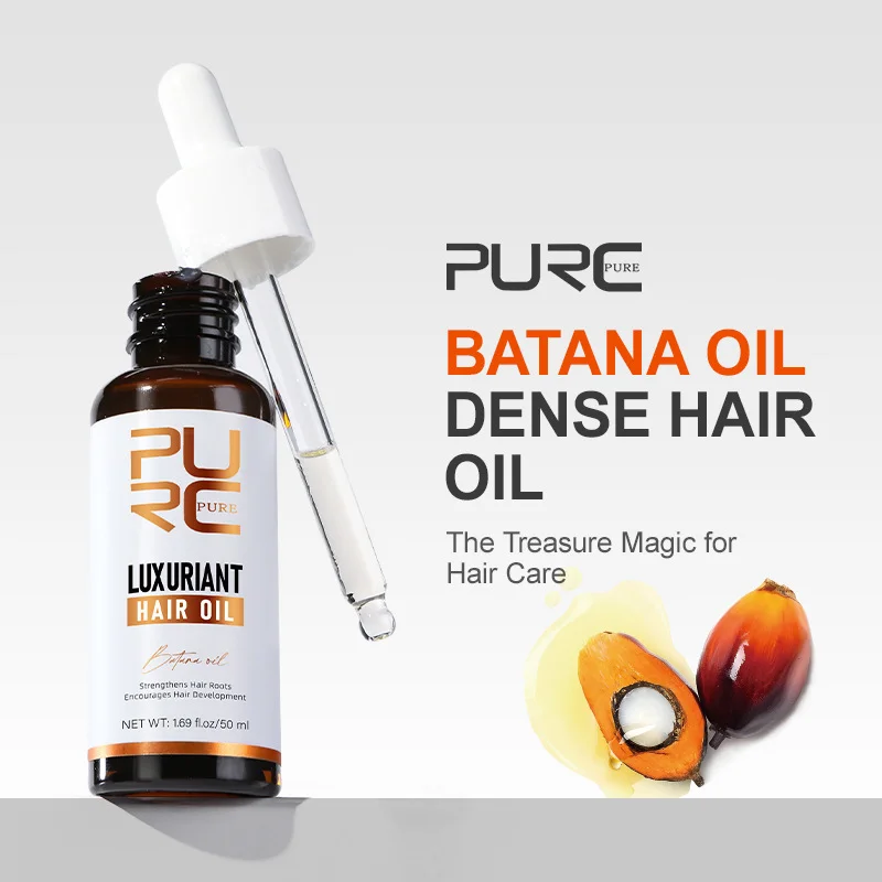 Hair Growth Oil Rosemary Oil Biotin Stimulates Hair Regrowth Thicken Loss Treatment Essential Care Batana PURC