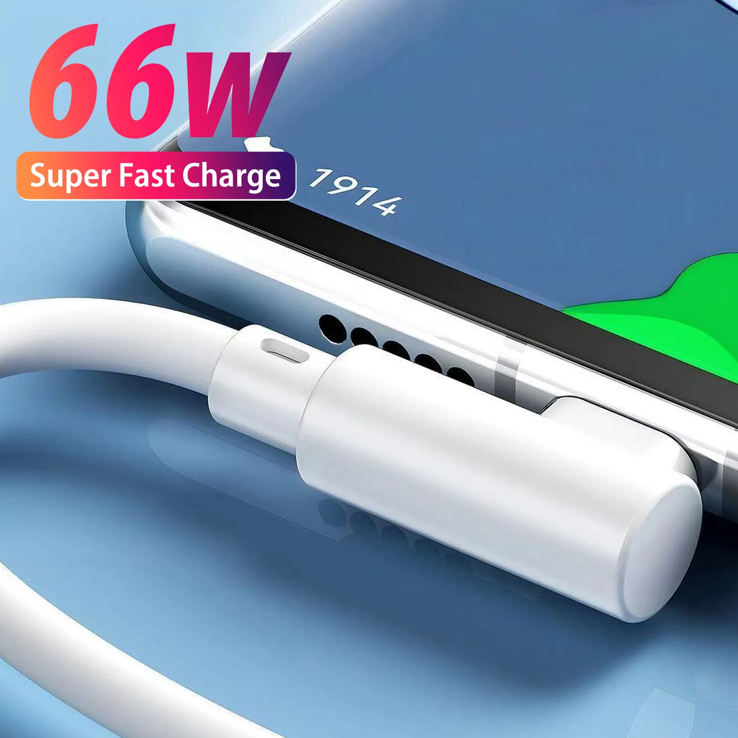 รูปสินค้า สายชาร์จ USB-C ข้อศอก 90 องศา ชาร์จเร็วสำหรับมือถือ