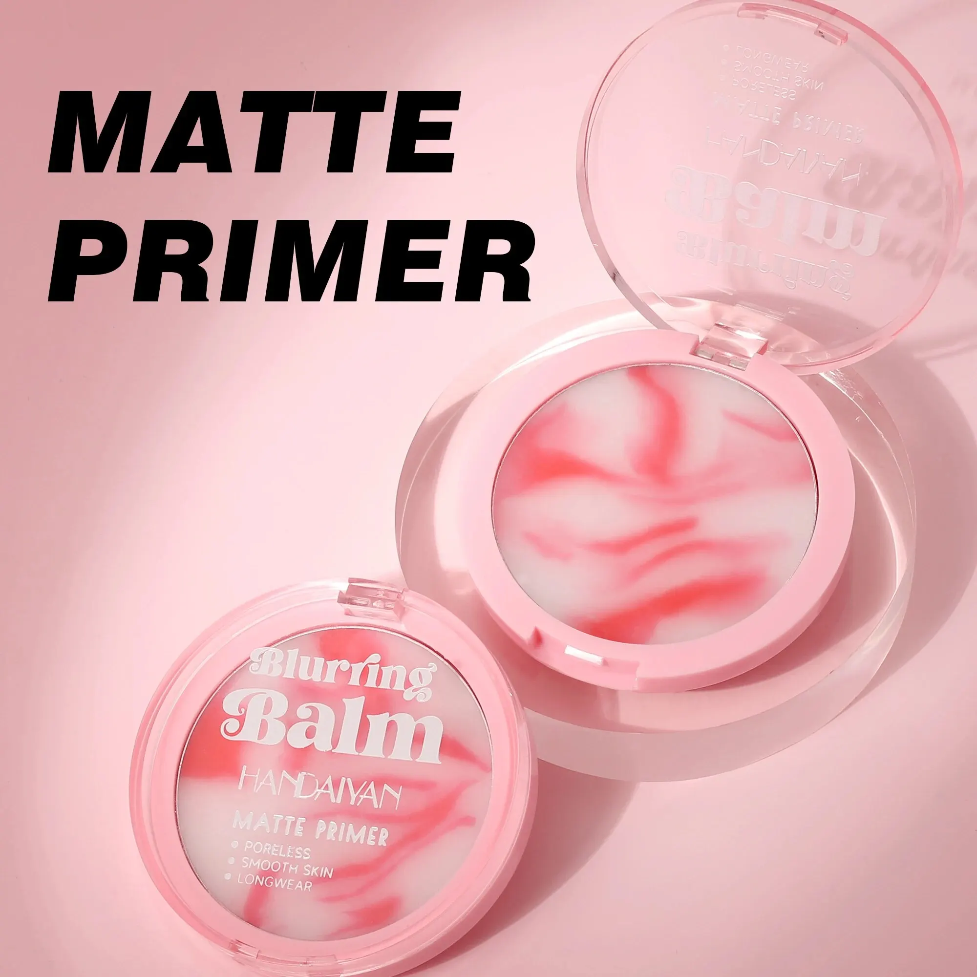Setting Powder Concealer Powder Light Mist Waterproof Oil Control Matte Concealer Setting Cream with Puff