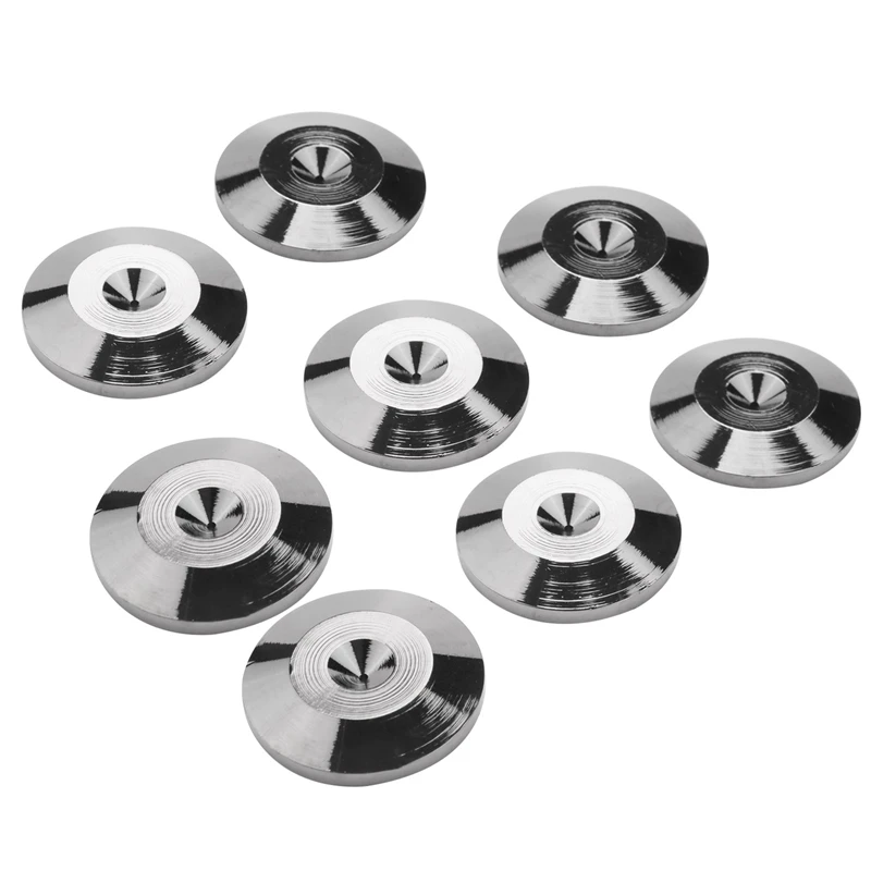 16Pcs Metal Antiurto Foot Spikes Pads Stand Mats Per Altoparlanti Lettori Cd Giradischi Amplificatore Dac Recorder Feet Pad